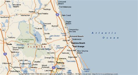 Ormond Beach Florida Map – Map VectorCampus Map