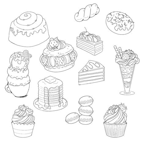 Sweets and Desserts Doodle Compilation by YamPuff on DeviantArt