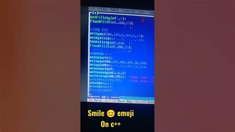 Smile 😊 emoji in c++ programming #coding #cs #iitjee #c #iit # ...