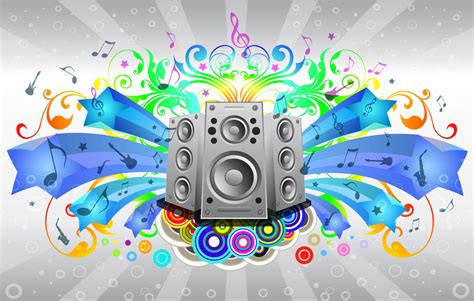 Music Sound System Vector Art & Graphics | freevector.com