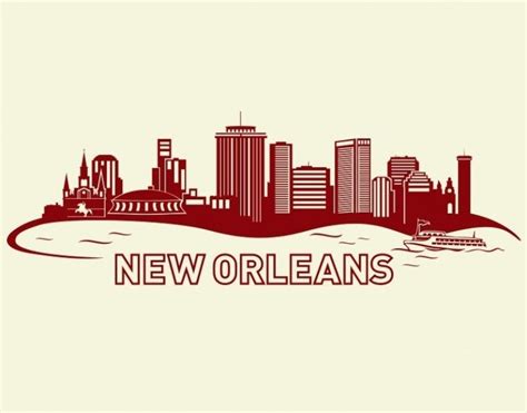 New Orleans Skyline Drawing at PaintingValley.com | Explore collection ...