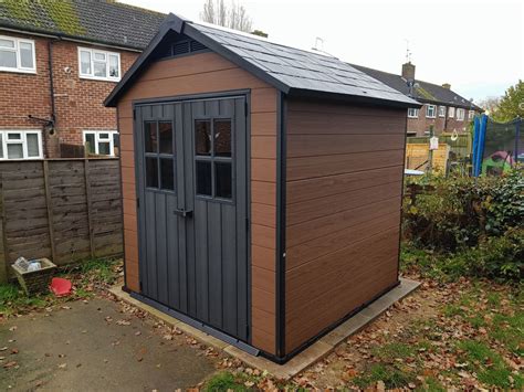 Keter Newton garden shed installation and assembly Loughton