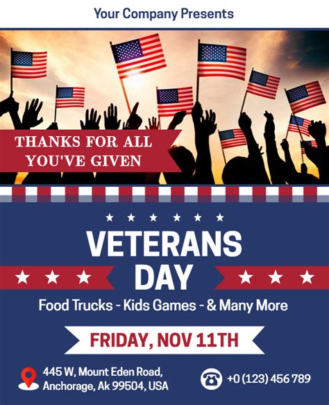 Veterans Day Flyer Ideas