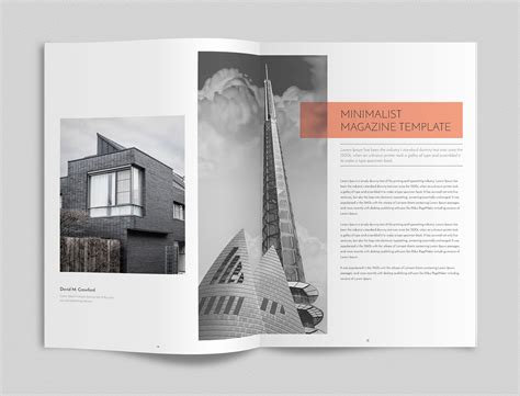 Minimalist Magazine Layout on Behance