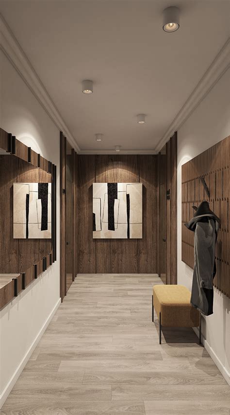 Hallway design for office on Behance