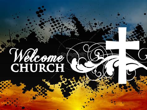 Welcome Church PowerPoint Slides | Clover Media