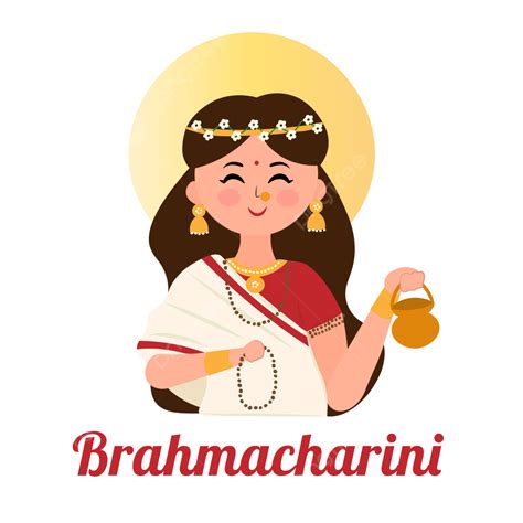 Brahmacharini Ji Goddess Durga Happy Navratri Forms Of Mata Devi ...