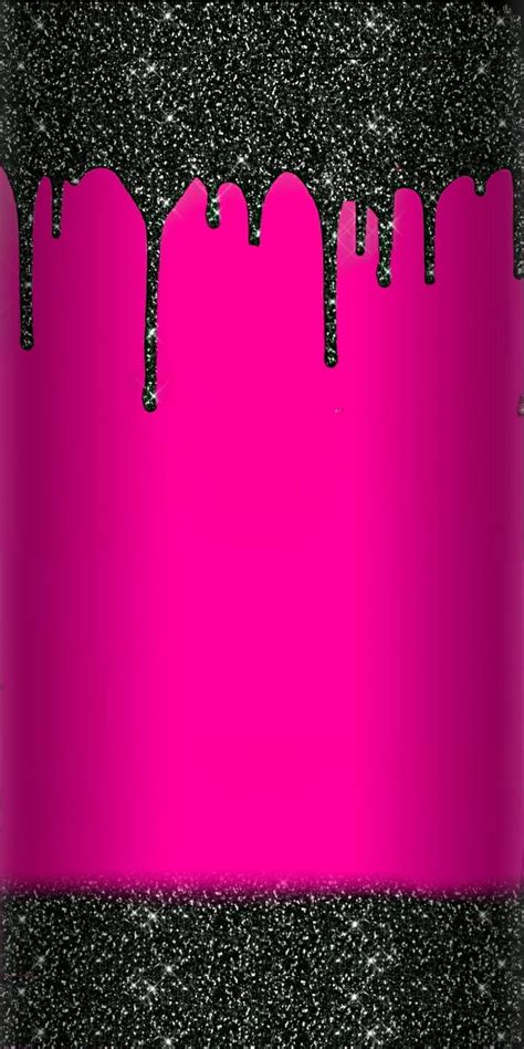 1366x768px, 720P Free download | Hot pink & black glitter drip. Pink ...