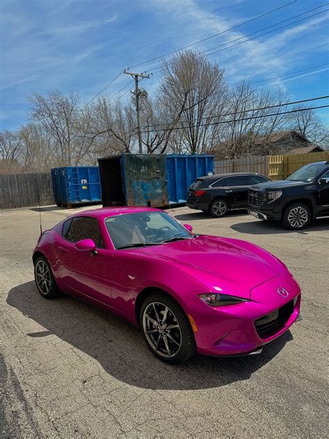 Mazda Miata Pink Wrap - DPS Automotive Group