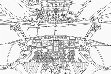 Airbus A320 cockpit :: Behance