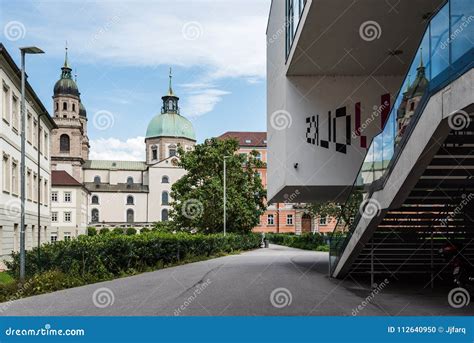 Campus of the University of Innsbruck Editorial Image - Image of city ...