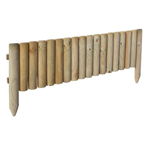 Grange Green Timber Border Edging Pack of 1 | Departments | DIY at B&Q