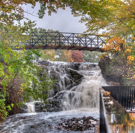 Mill Pond Park - Newington, CT | "Waterfall at Mill Pond Par… | Flickr