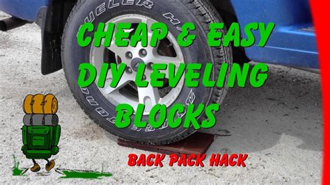 Homemade Rv Leveling Blocks / DIY RV Leveling Pads - YouTube - Leveling ...