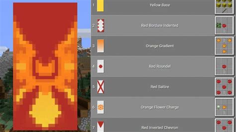 How to Make a Fire Banner in Minecraft - What Box Game