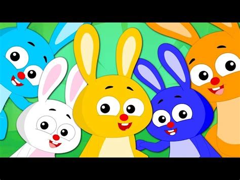 Five Little Rabbits | Nursery Rhymes Songs For Kids | Baby Rabbit Song ...