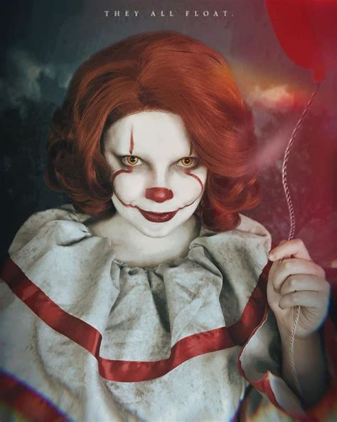 🎈Pennywise #Halloweenmakeup 🎃by @foxspirit_cosplay 🧡Style Code: LF253 ...