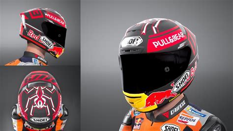 Marc Marquez Helmet / Untitled Daidegas The Gold Shoei Of Marc Marquez ...