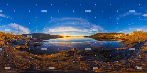 360° view of The Midnight Sun, Norway - Alamy