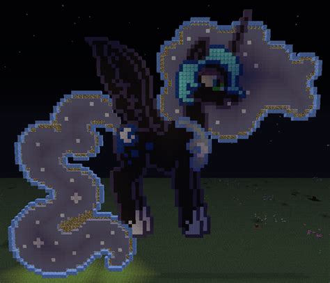 Nightmare Moon in Minecraft by blargofdoom on DeviantArt