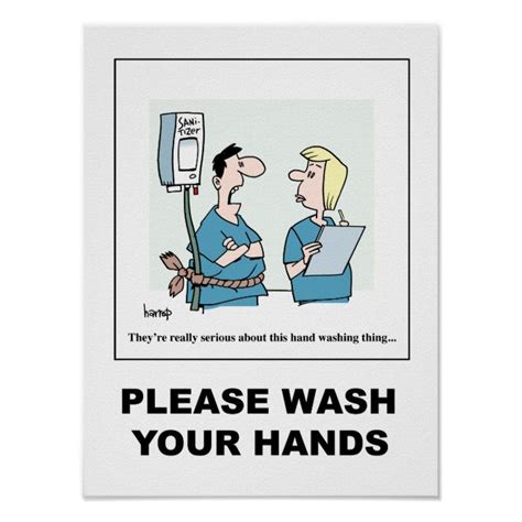 This Hand-Washing Thing poster | Zazzle | Funny nurse quotes, Hand ...