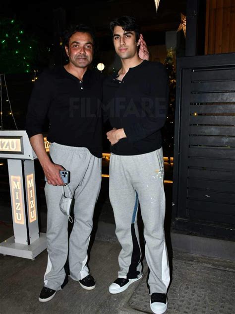 Pictures: Bobby Deol and son, Aryaman Deol photographed | Filmfare.com