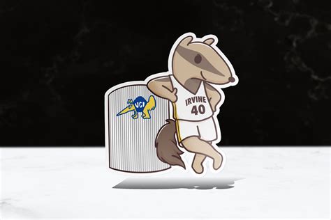 UCI Chibi Peter the Anteater Sticker Vinyl UCI Irvine - Etsy