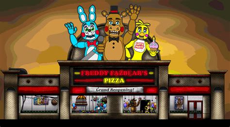 Freddy Fazbear's Pizza (1987) Outside view by Playstation-Jedi on ...