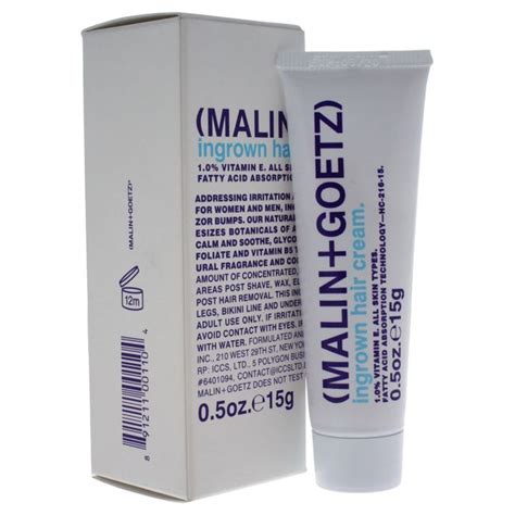 Ingrown Hair Cream by Malin + Goetz for Unisex - 0.5 oz Cream | Ingrown ...