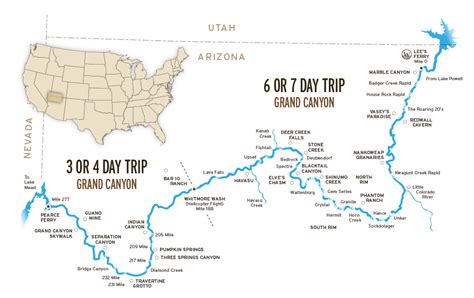 Grand Canyon Rapids Map | Draw A Topographic Map