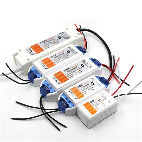 LED Power Supply 12V LED Driver 18W 28W 48W 72W 100W AC 110V 220V 240V ...