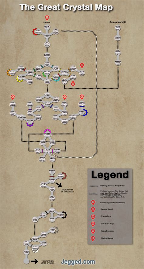 Final Fantasy XII Map of the Great Crystal - Jegged.com