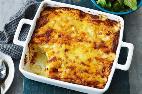 layered ham and cheese potato bake tasty