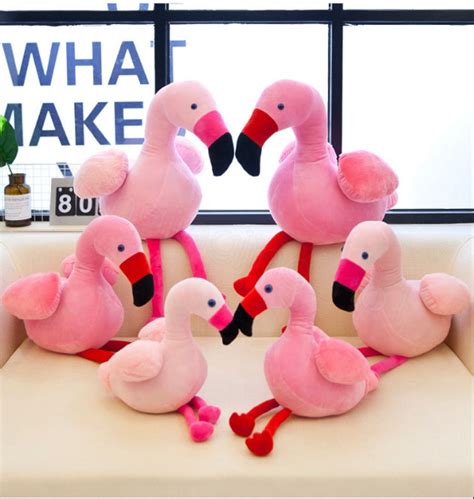 2020 Flamingo Plush Toys Pink Flamingo Stuffed Dolls Stuffed Animal Toy ...