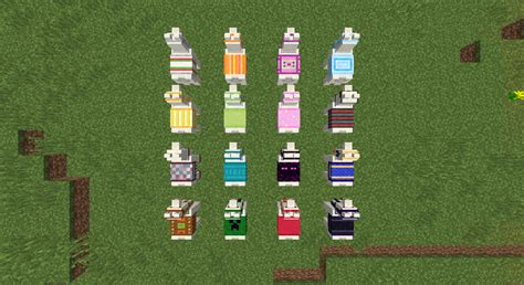 All llama saddle designs. : r/Minecraft