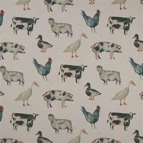 On The Farm - Linen fabric | Country Garden | Studio G