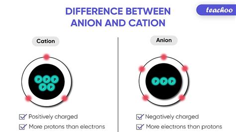 Cations And Anions Definitions Examples And Differences