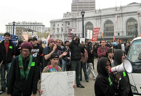 Iraq War Fifth Anniversary Protest, San Francisco, March 19, 2008