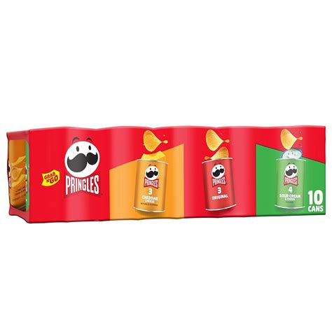 Amazon.com : Pringles Potato Crisps Chips Variety Pack, Lunch Snacks ...