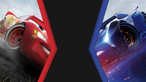 Cars 3 Lightning Mcqueen vs Jackson Storm 4k Wallpaper