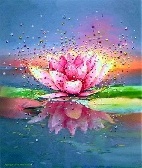 40 Peaceful Lotus Flower Painting Ideas