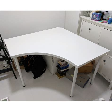 Ikea LINNMON Corner Desk w/ 5 ADILS Legs, white, Furniture & Home ...