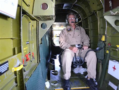 Inside the B-25 bomber stopping at the Red Deer airport ...