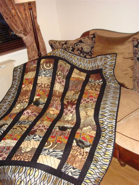 My first african fabric quilt | African quilts, African american quilts ...