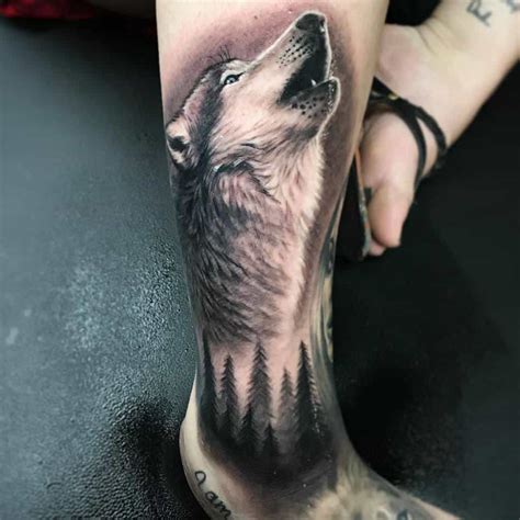 Top 71 Best Howling Wolf Tattoo Ideas - [2021 Inspiration Guide]