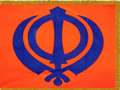 Sikh Khanda Prade Flags, Indian Sikh Kwanda Flags at Flagsexpo.com