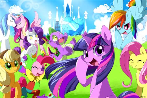 My Little Pony Friendship Is Magic Cartoon HD Wallpaper Image for ...