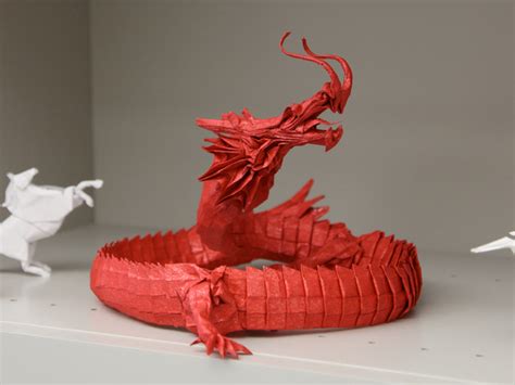 Origami Chinese Dragon Origami 3d, 3d Origami Tutorial, Origami Simple ...