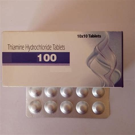 Facmed Thiamine Hydrochloride Tablet, For Vitamin Deficiency, 100 Mg ...