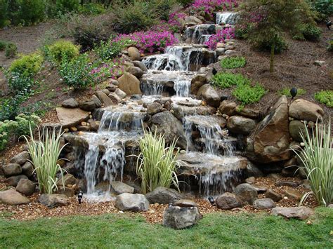 pictures backyard waterfalls | Waterfalls Without Ponds! The drama of a ...